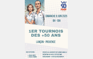 Tournoi Double + de 50ans